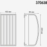 Уличный настенный светильник NOVOTECH ZEBRA 370638 NV-370638
